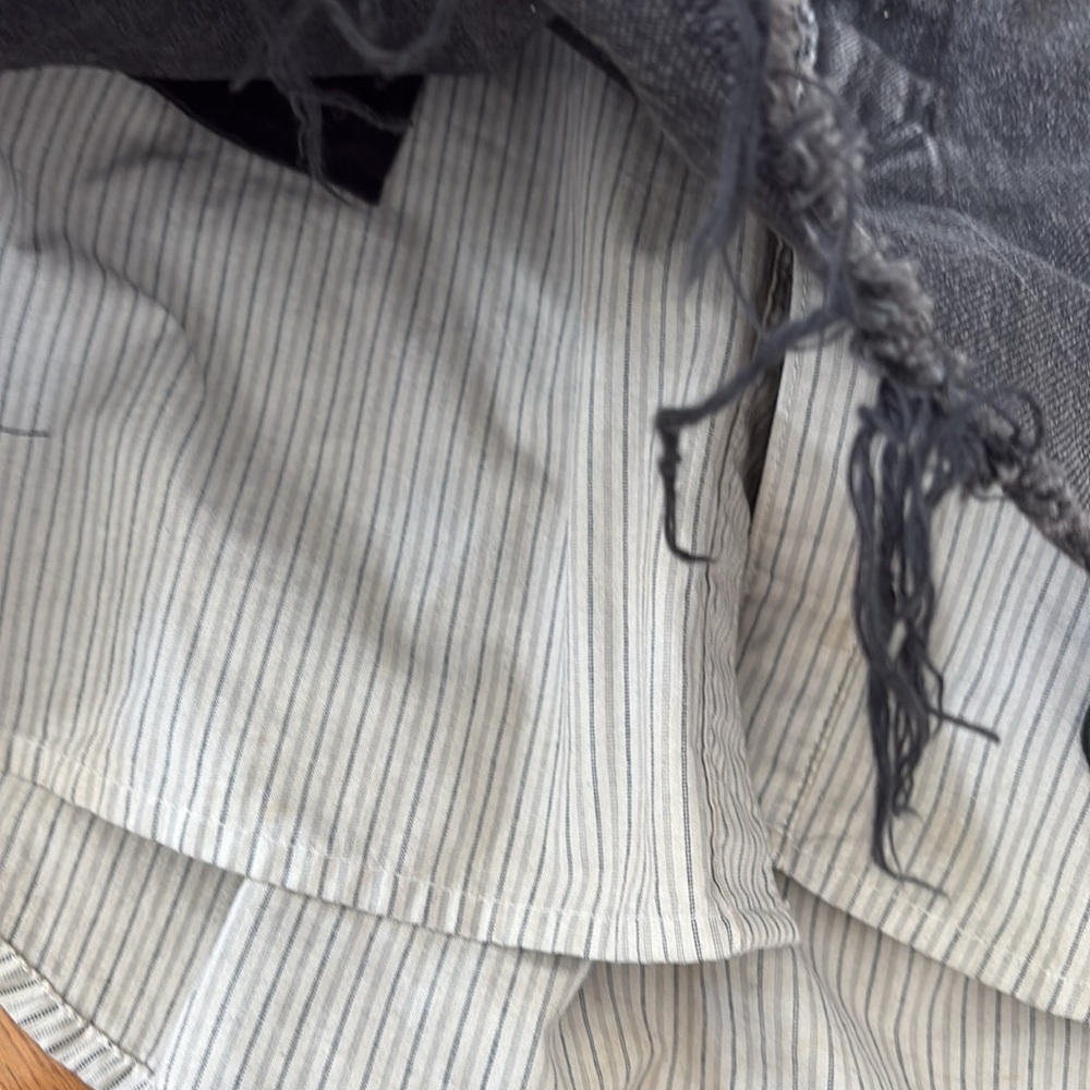 Alexander Wang layered shirt mini skirt. Size 25 fits tts like new - Picture 5 of 7